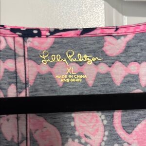 Lilly Pulitzer Pink and Gray Dress